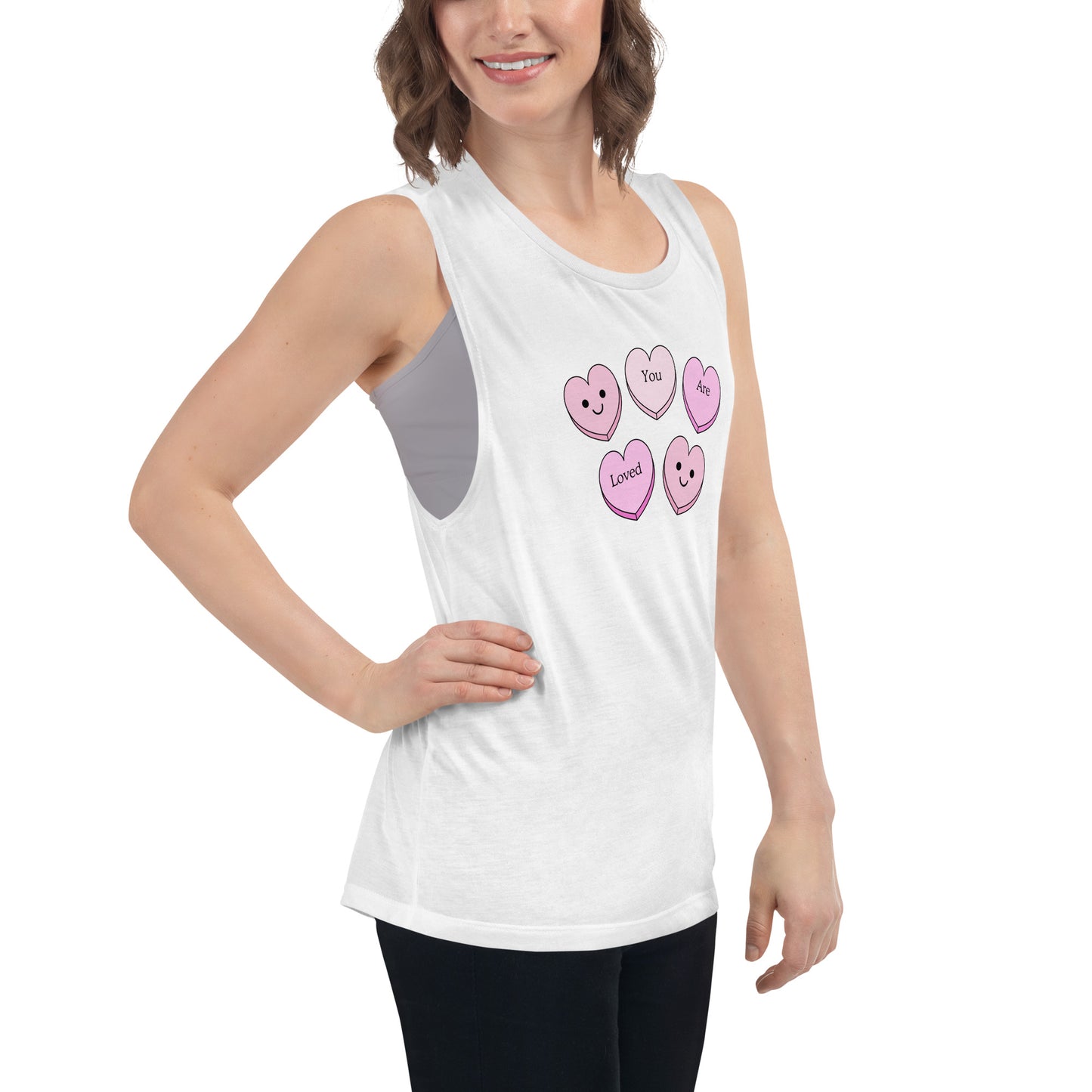 Create Your Own Sunshine x You Are Loved Ladies’ Muscle Tank