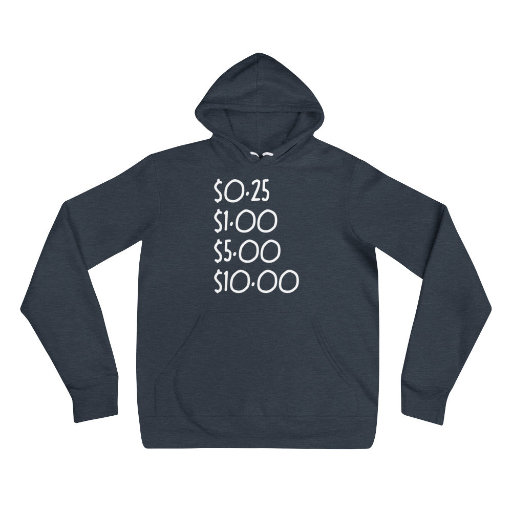 0.25 1.00 5.00 10.00 hoodie