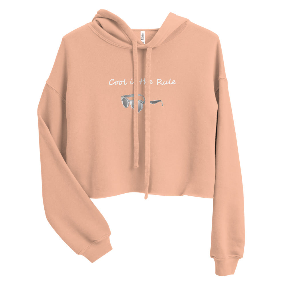 Cool is the rule Crop Hoodie
