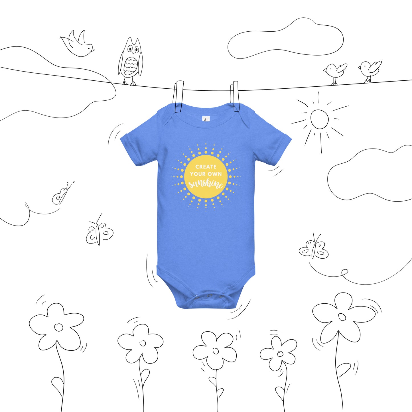 Create Your Own Sunshine Baby Onesie