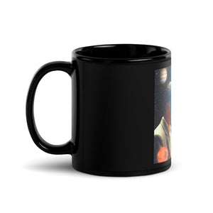 Passing Through Time Black Mug