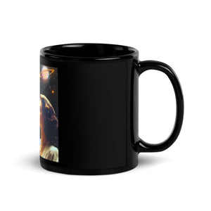 Passing Through Time Black Mug