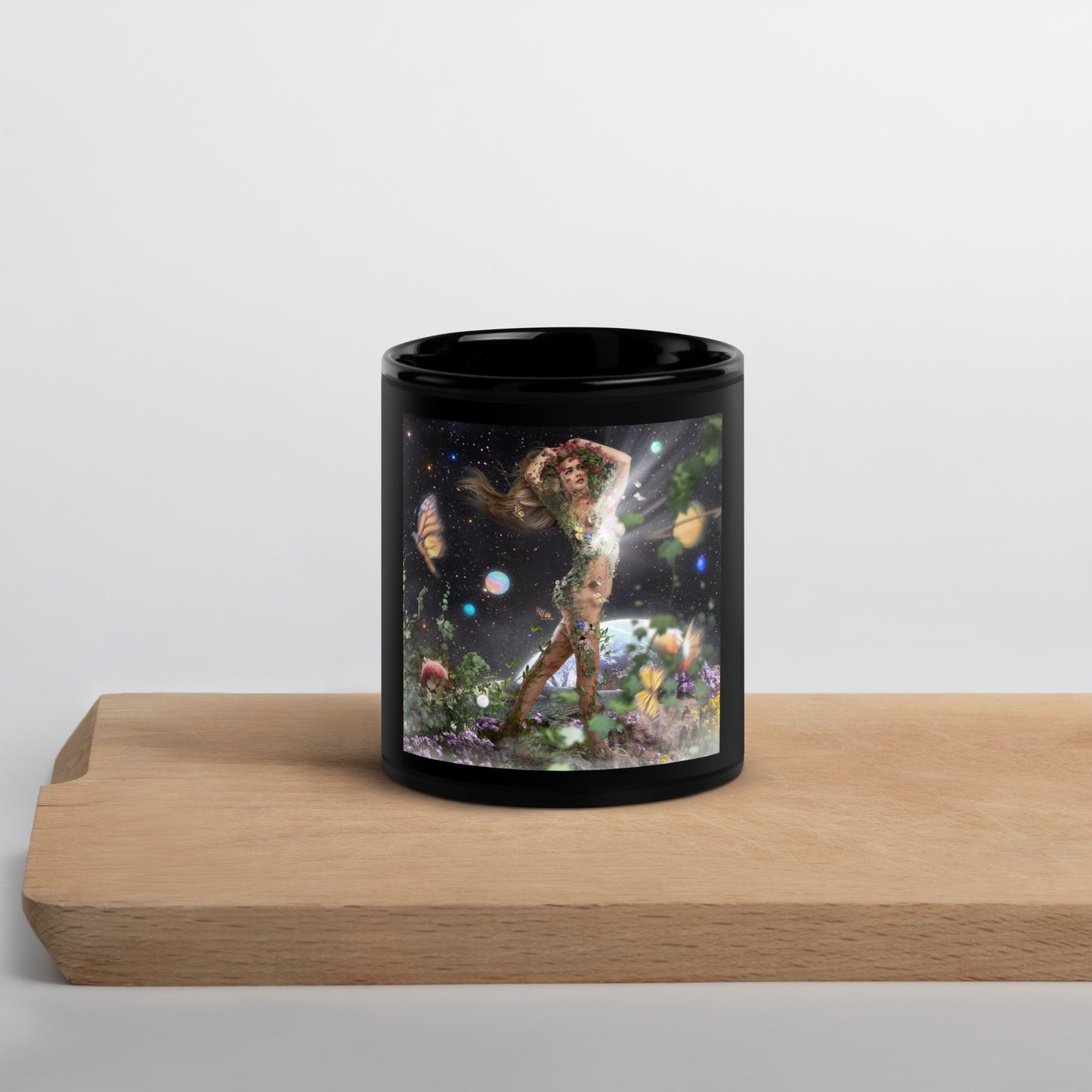 Black Glossy Mug