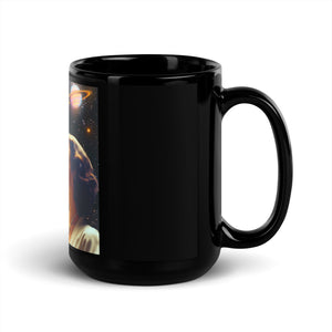 Passing Through Time Black Mug