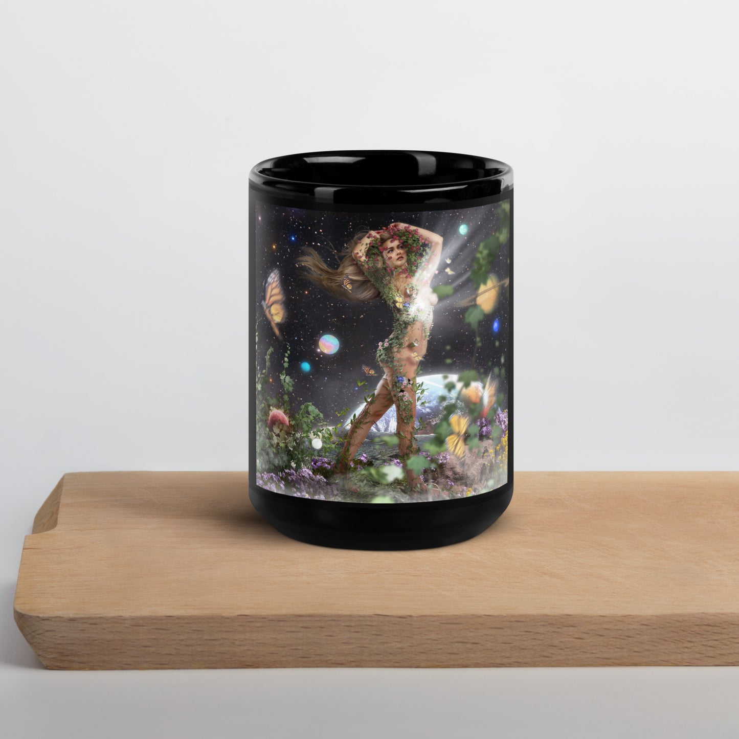 Black Glossy Mug