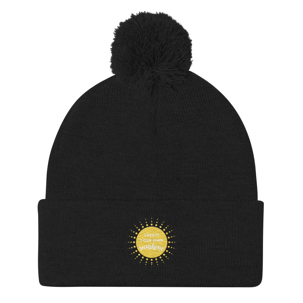 Create Your Own Sunshine Pom-Pom Beanie