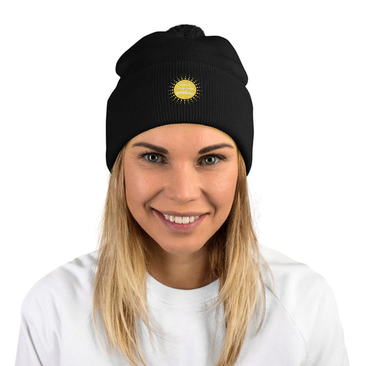 Create Your Own Sunshine Pom-Pom Beanie