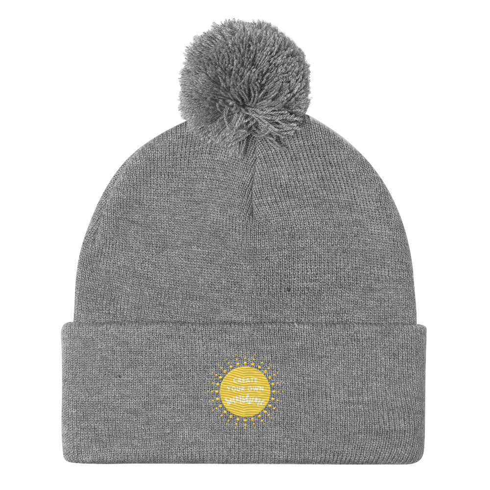 Create Your Own Sunshine Pom-Pom Beanie
