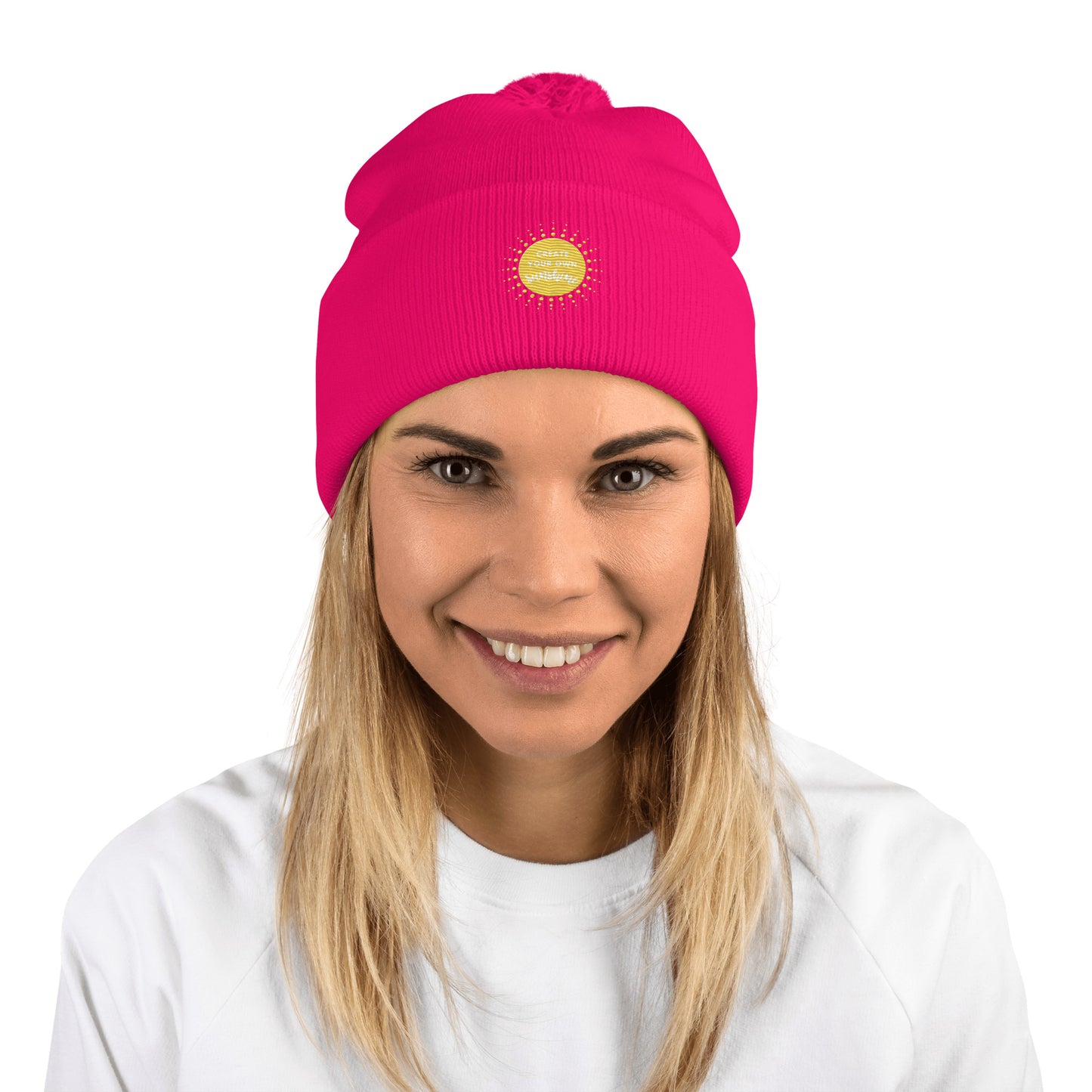 Create Your Own Sunshine Pom-Pom Beanie
