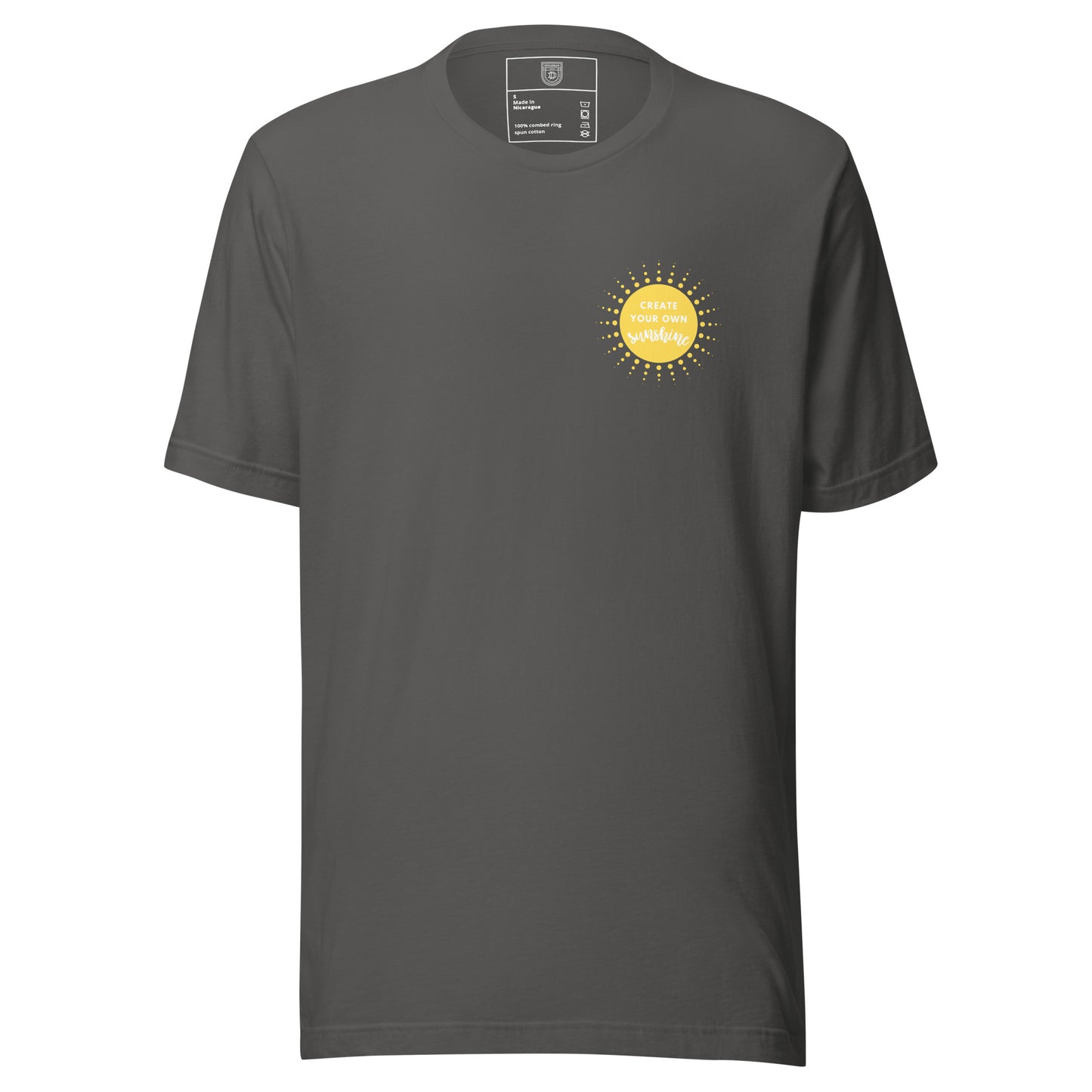 Create Your Own Sunshine Small Logo Tee