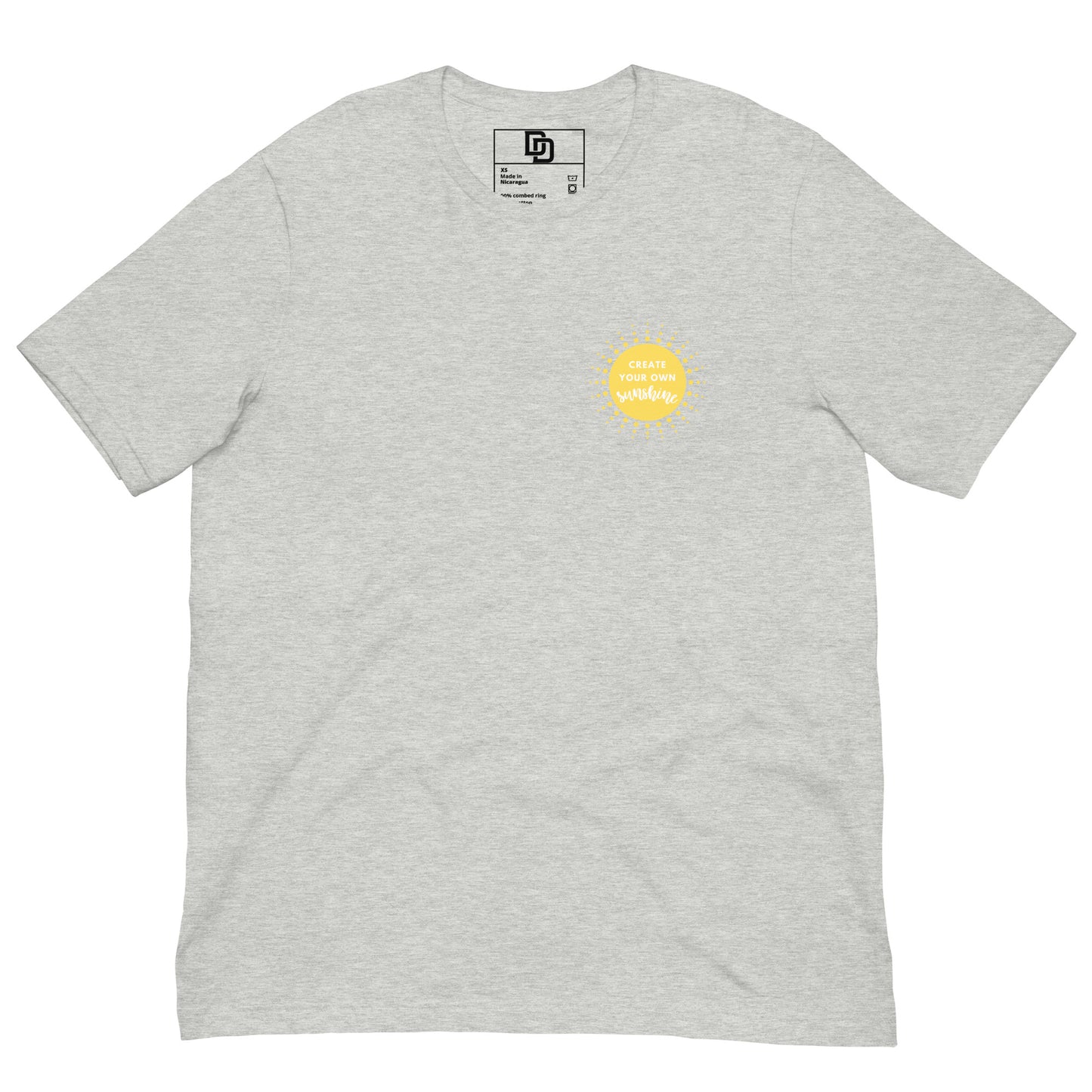 Create Your Own Sunshine Small Logo Tee