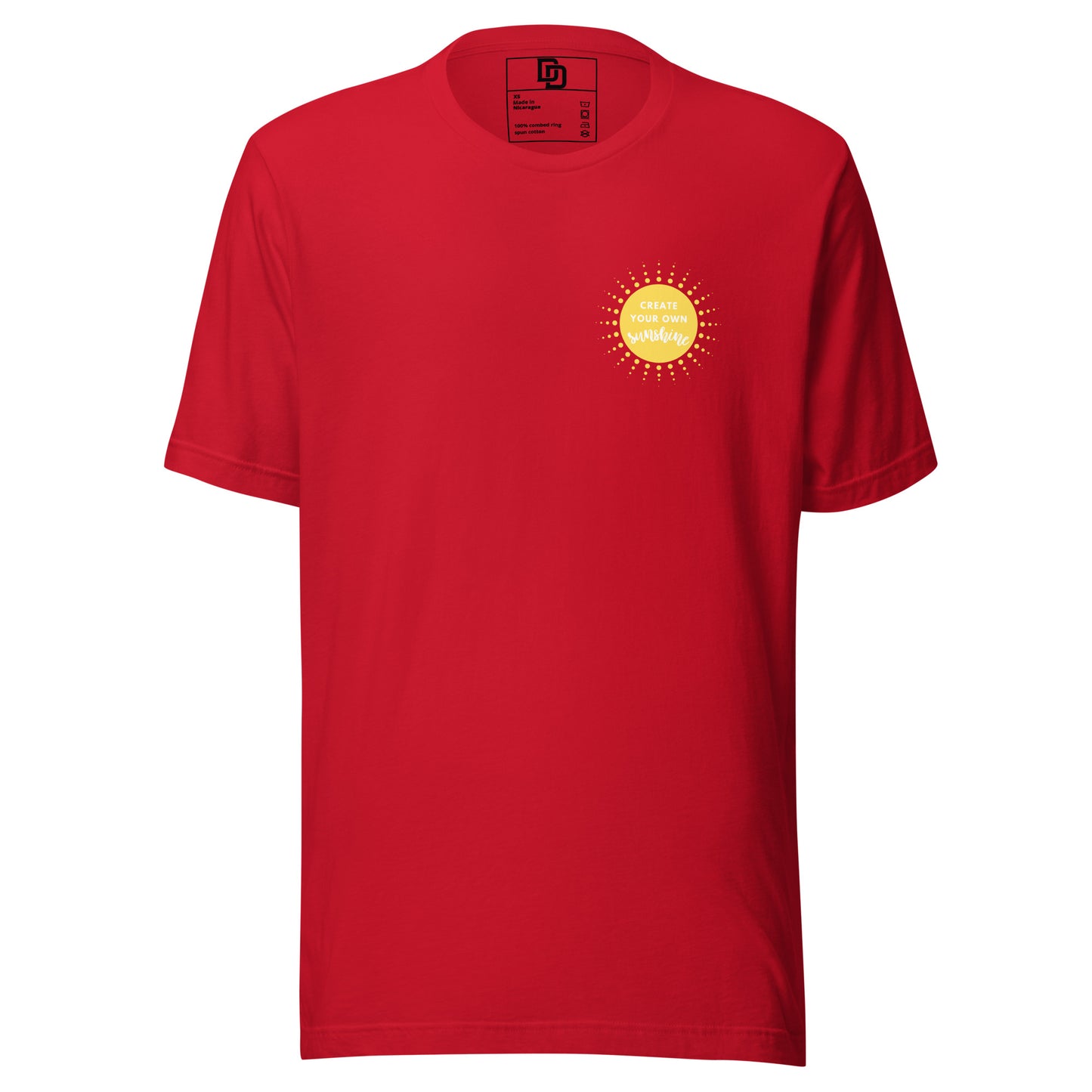 Create Your Own Sunshine Small Logo Tee