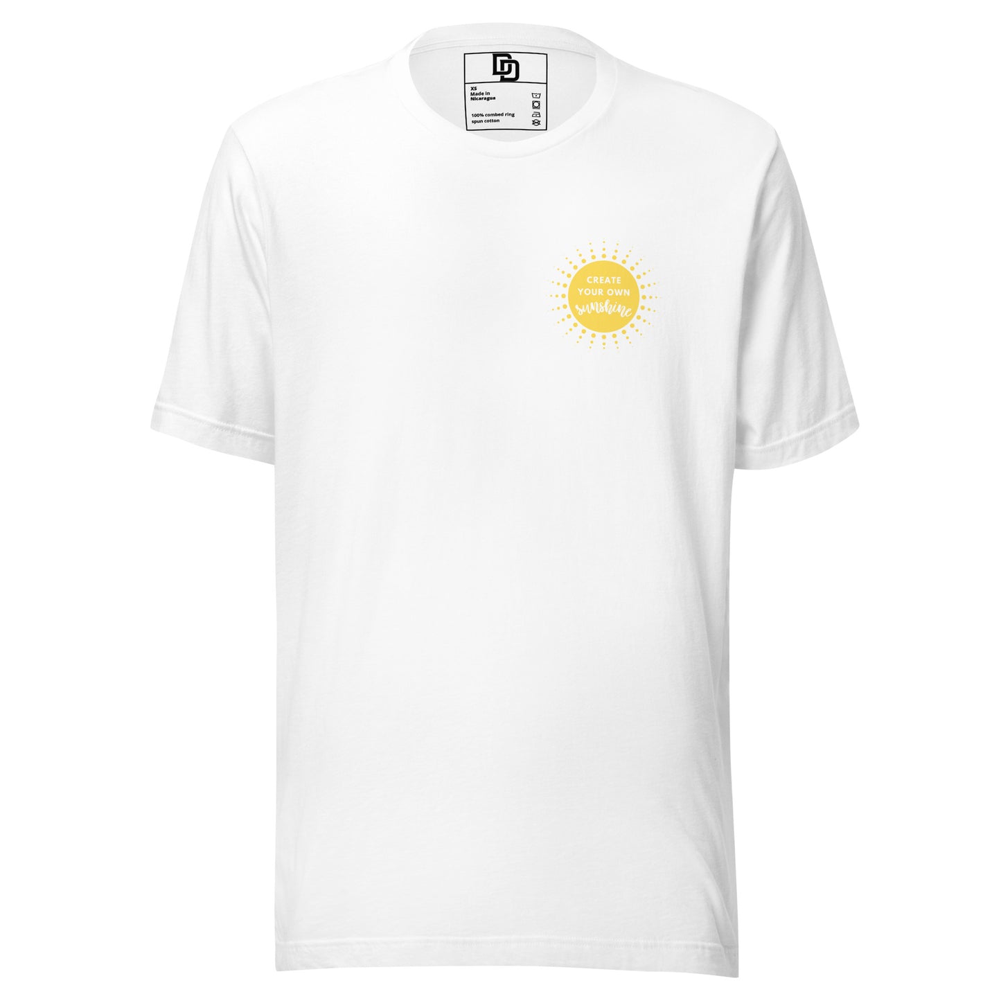 Create Your Own Sunshine Small Logo Tee