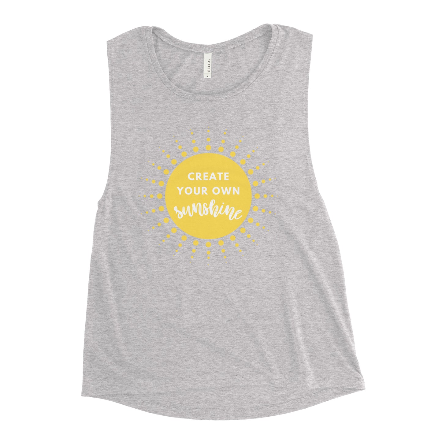Create Your Own Sunshine Ladies’ Muscle Tank