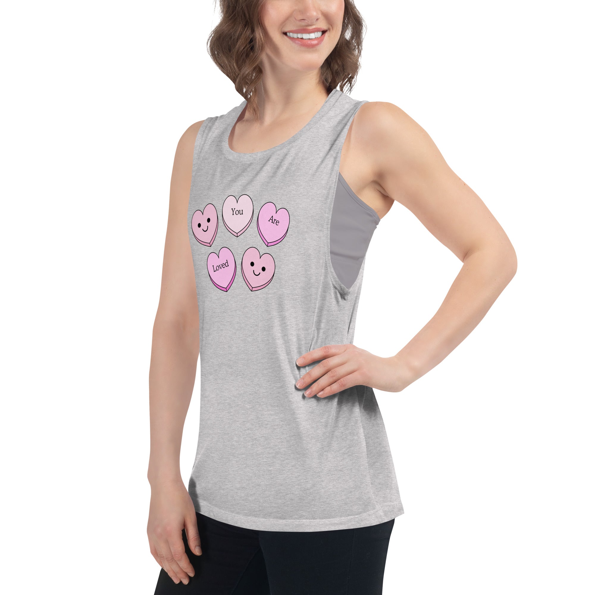 Create Your Own Sunshine x You Are Loved Ladies’ Muscle Tank