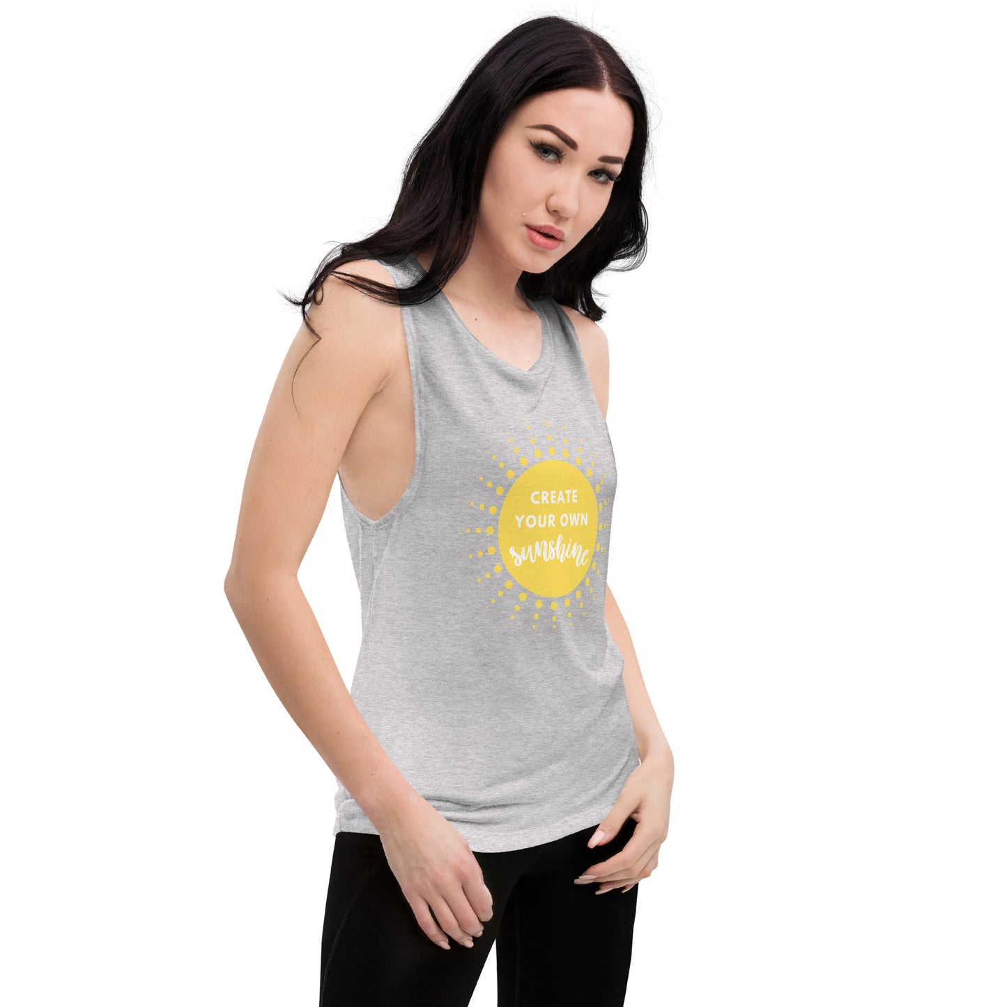 Create Your Own Sunshine Ladies’ Muscle Tank