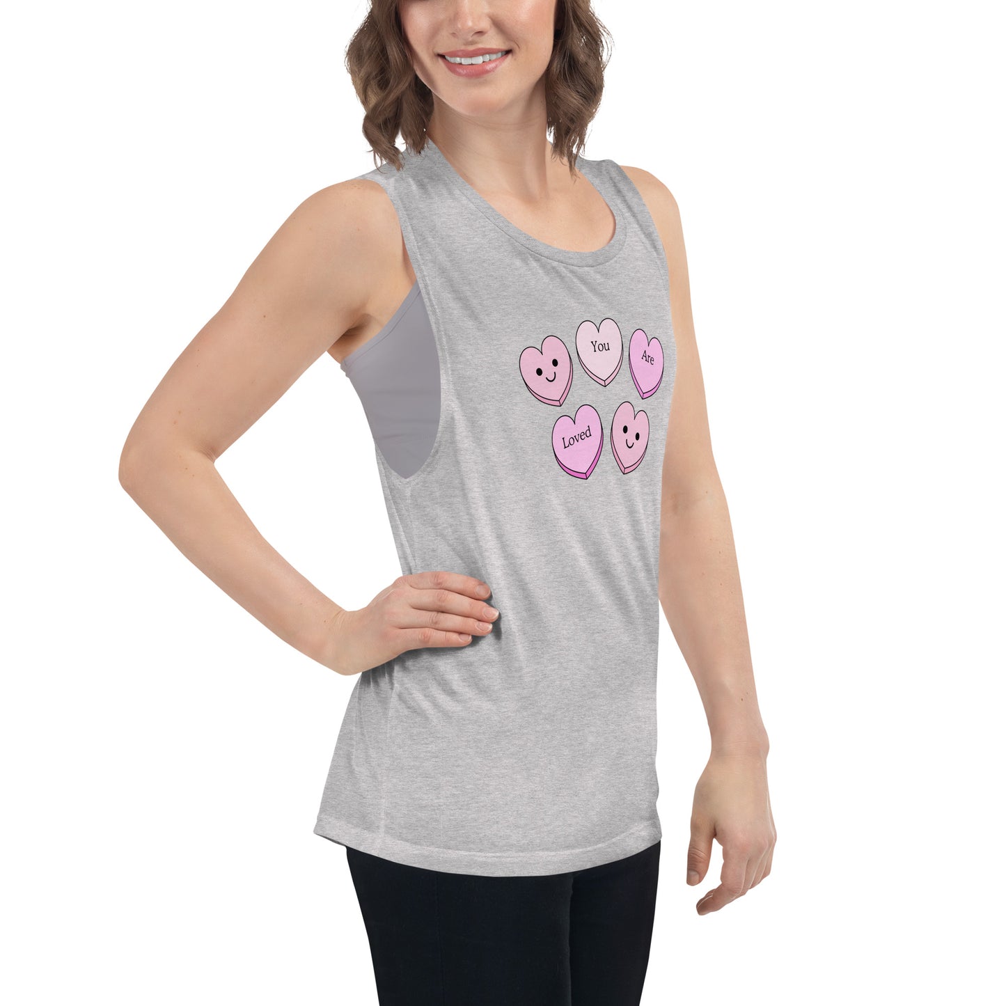 Create Your Own Sunshine x You Are Loved Ladies’ Muscle Tank