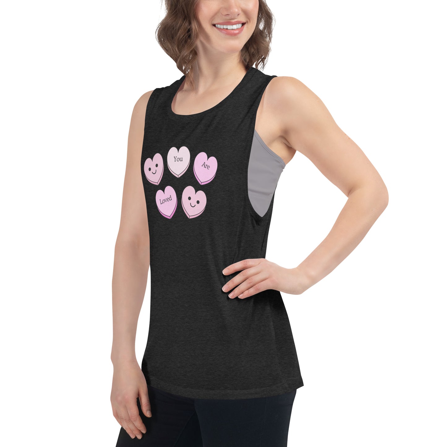 Create Your Own Sunshine x You Are Loved Ladies’ Muscle Tank