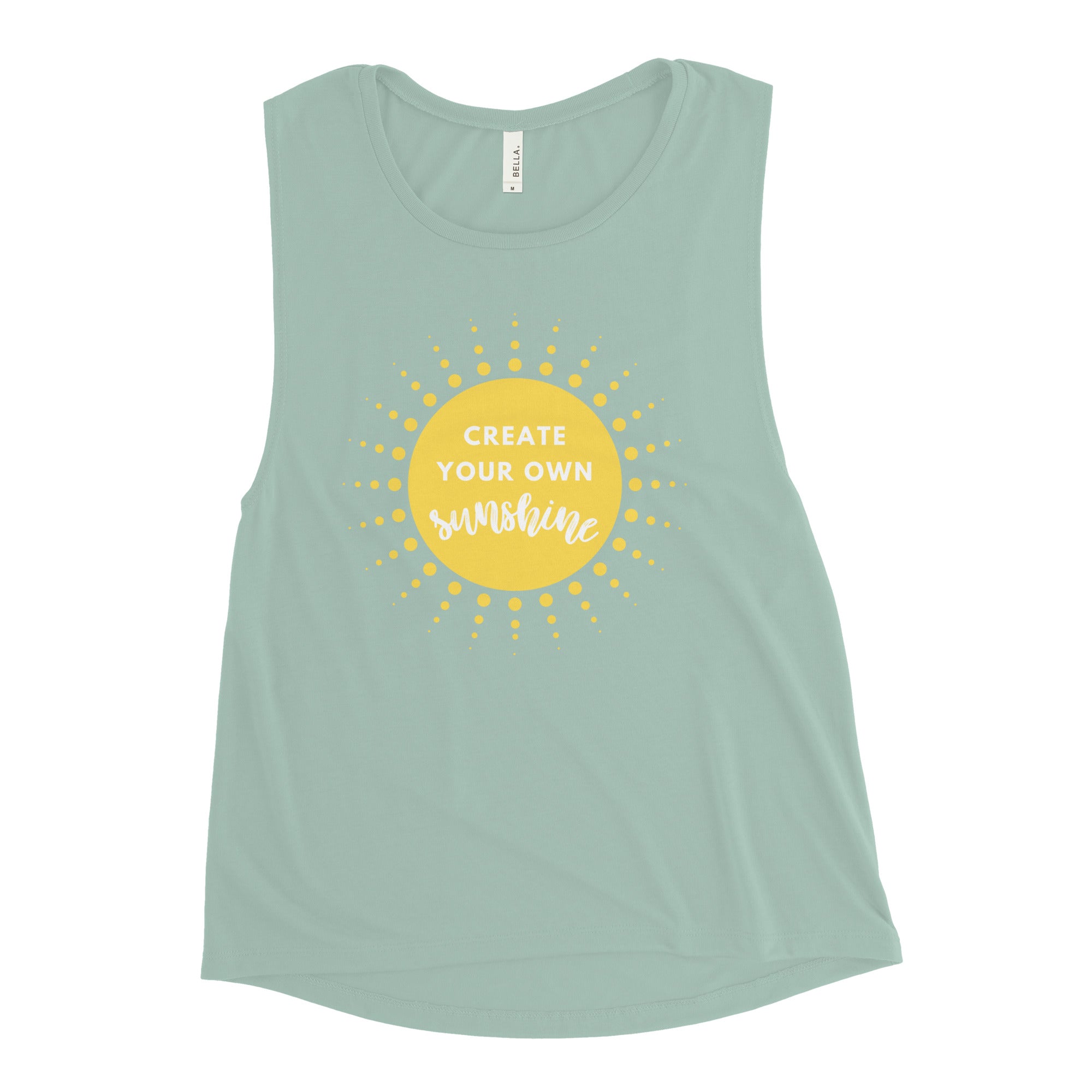 Create Your Own Sunshine Ladies’ Muscle Tank