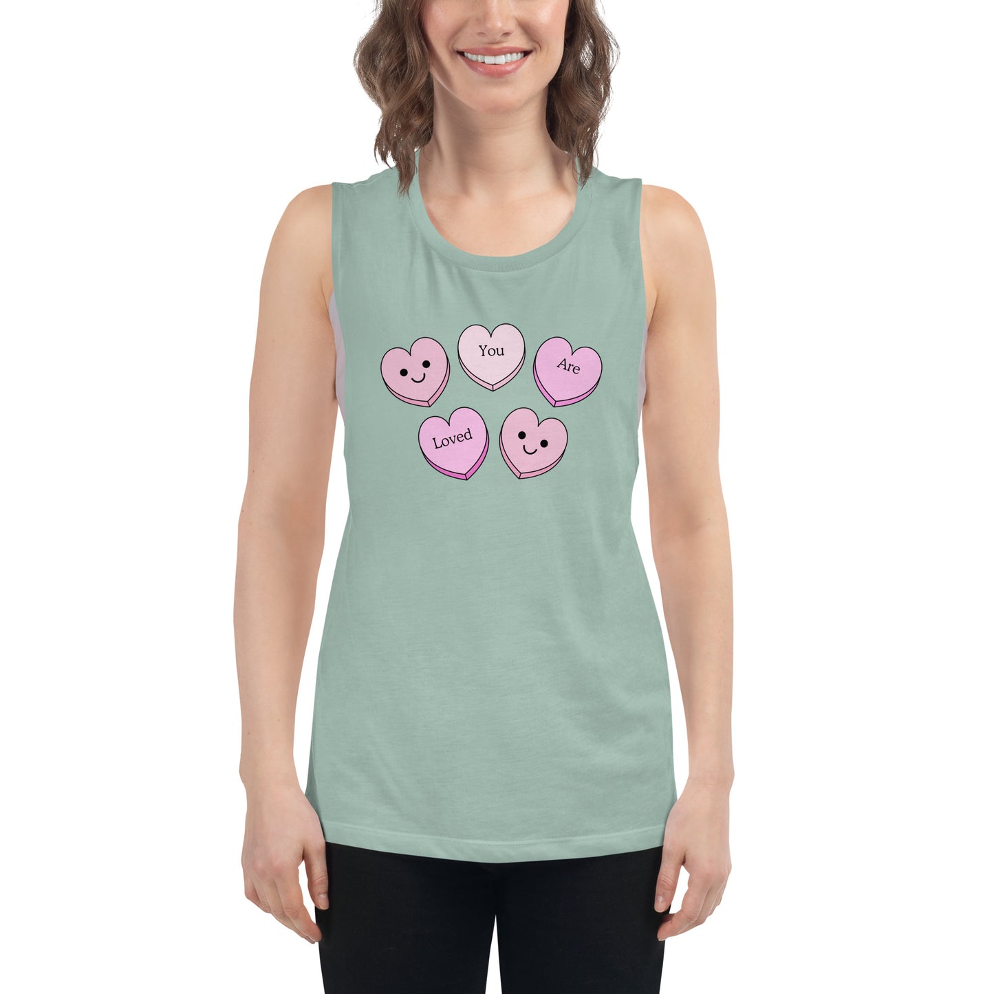 Create Your Own Sunshine x You Are Loved Ladies’ Muscle Tank