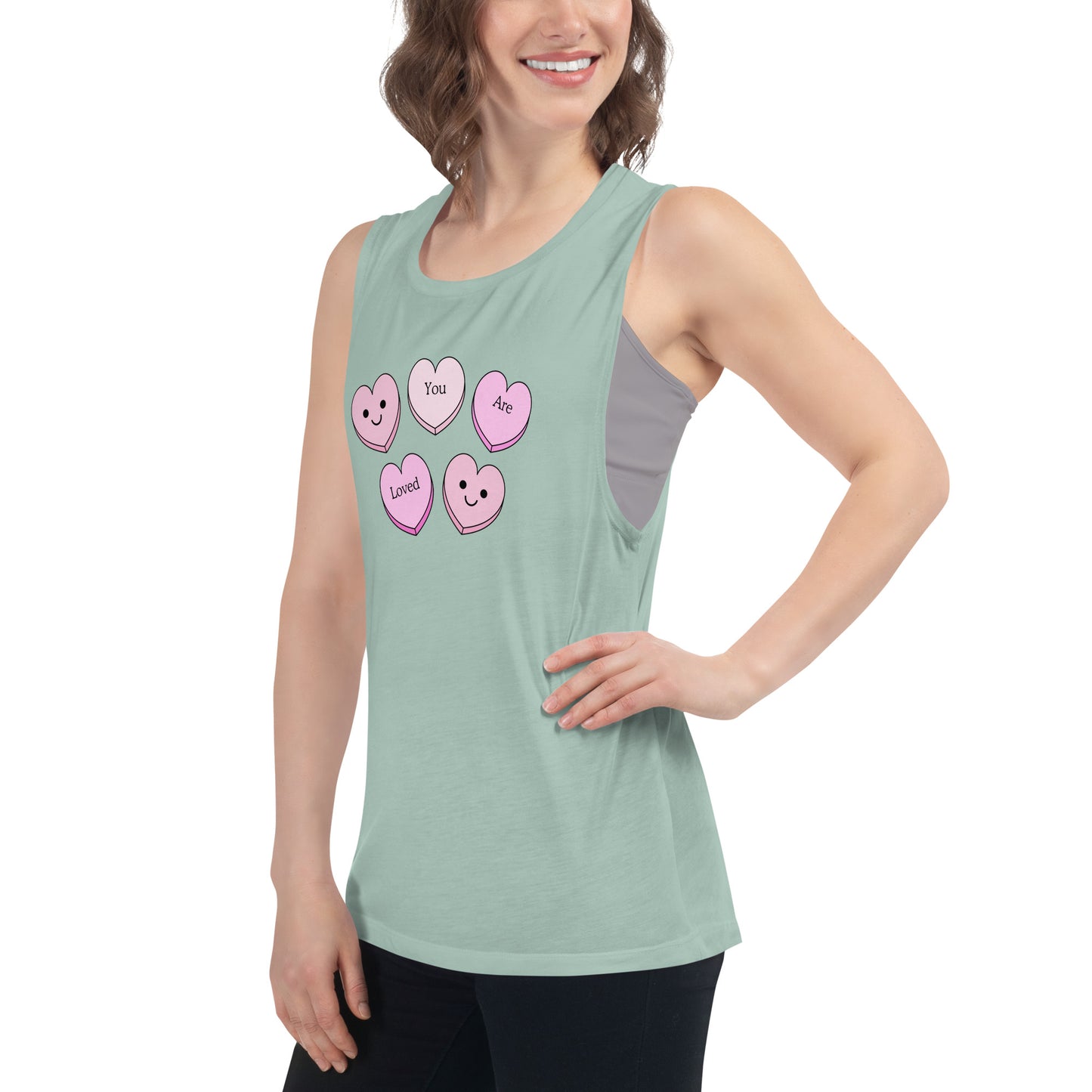 Create Your Own Sunshine x You Are Loved Ladies’ Muscle Tank