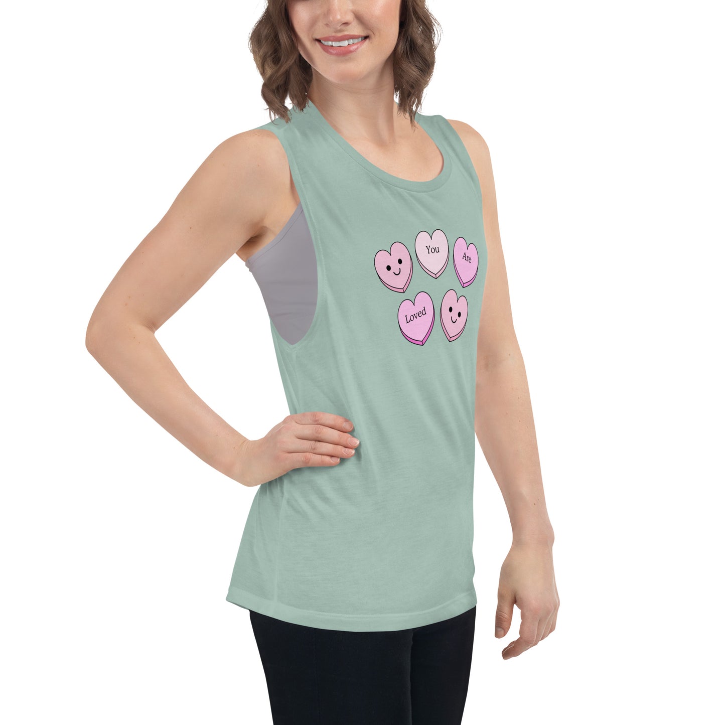 Create Your Own Sunshine x You Are Loved Ladies’ Muscle Tank
