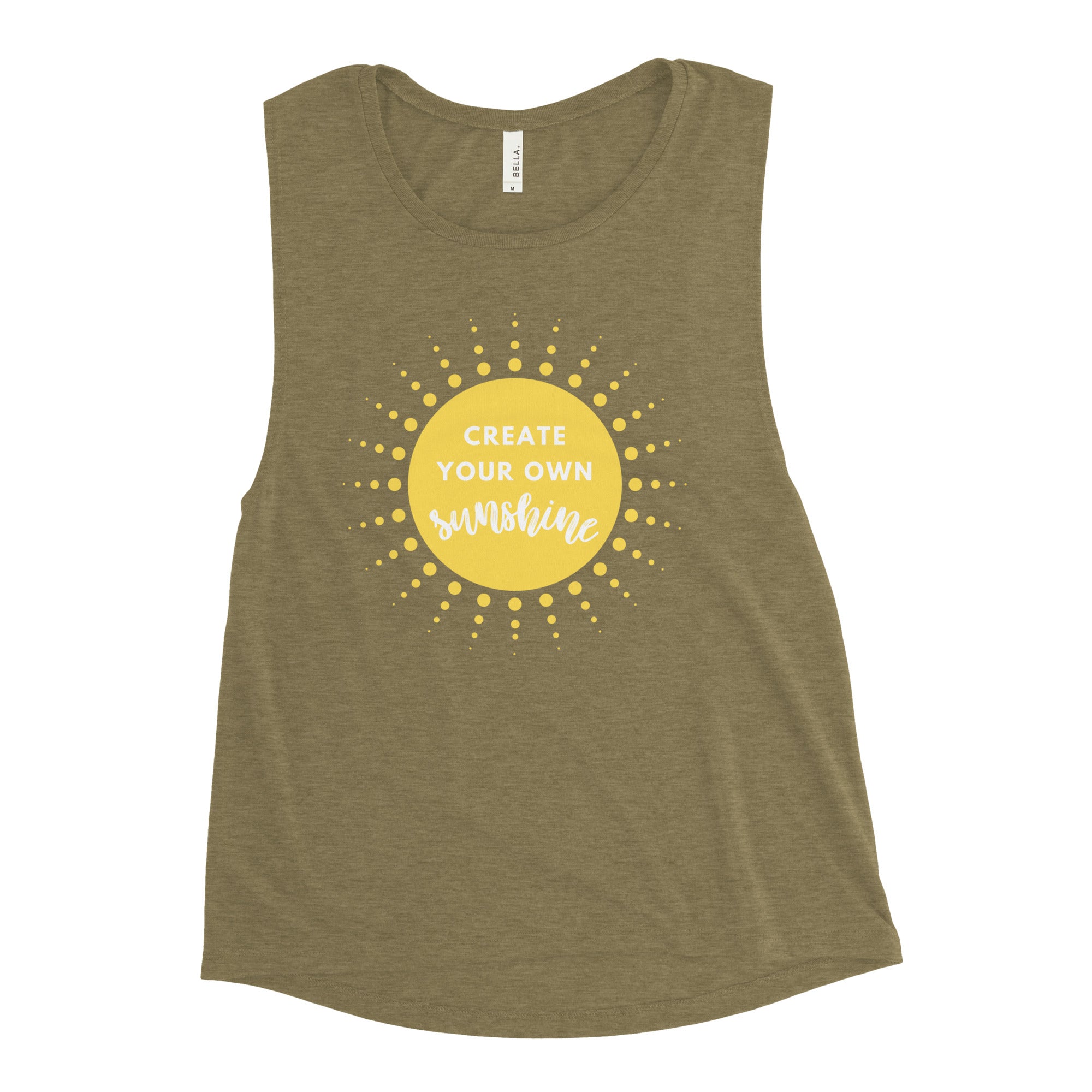 Create Your Own Sunshine Ladies’ Muscle Tank
