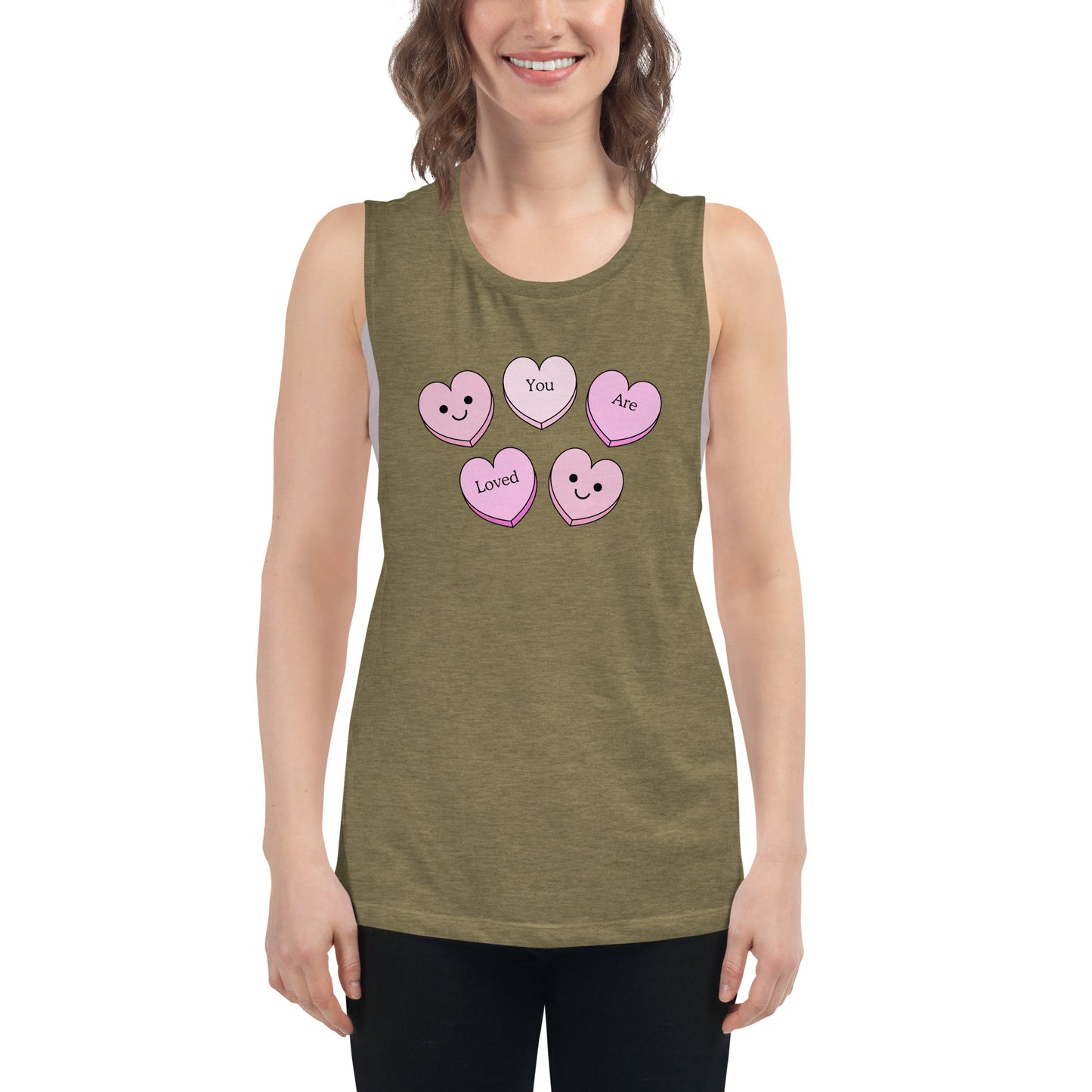 Create Your Own Sunshine x You Are Loved Ladies’ Muscle Tank