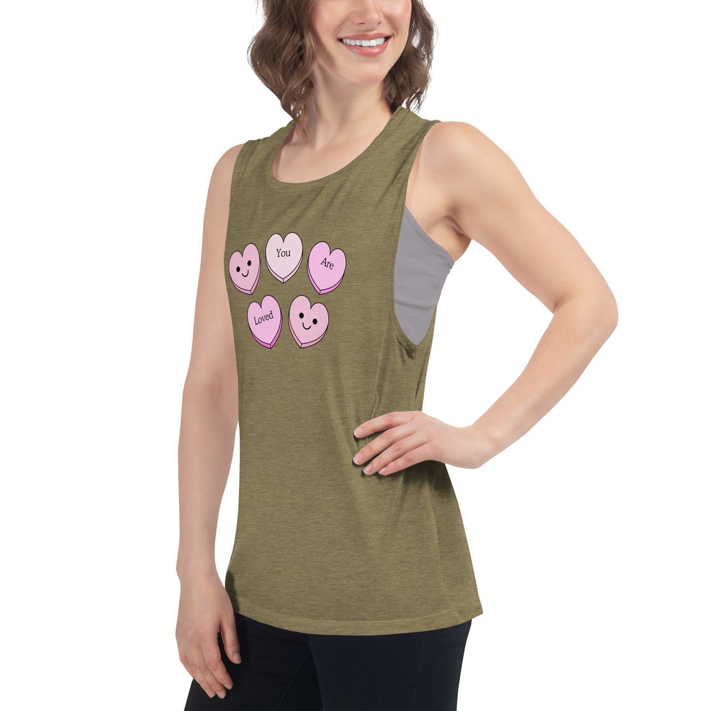 Create Your Own Sunshine x You Are Loved Ladies’ Muscle Tank