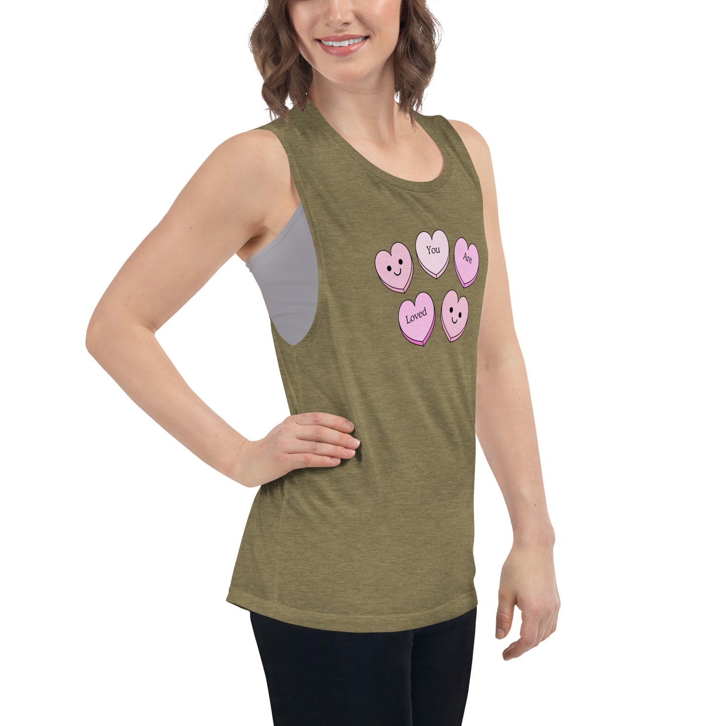Create Your Own Sunshine x You Are Loved Ladies’ Muscle Tank