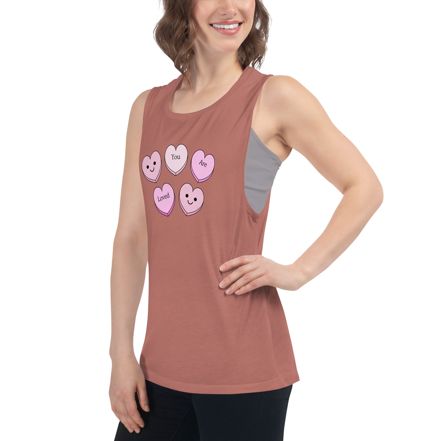 Create Your Own Sunshine x You Are Loved Ladies’ Muscle Tank