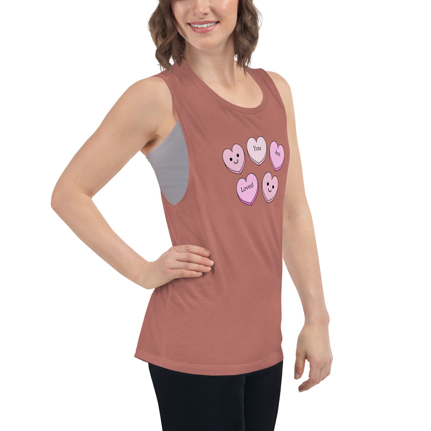 Create Your Own Sunshine x You Are Loved Ladies’ Muscle Tank