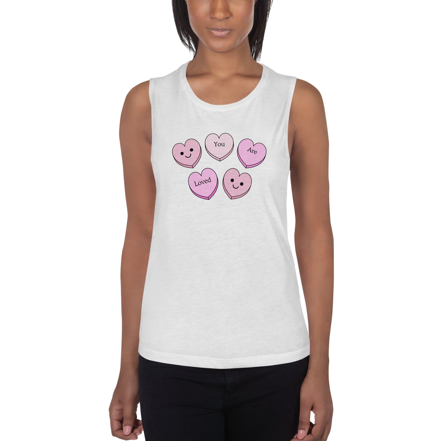 Create Your Own Sunshine x You Are Loved Ladies’ Muscle Tank