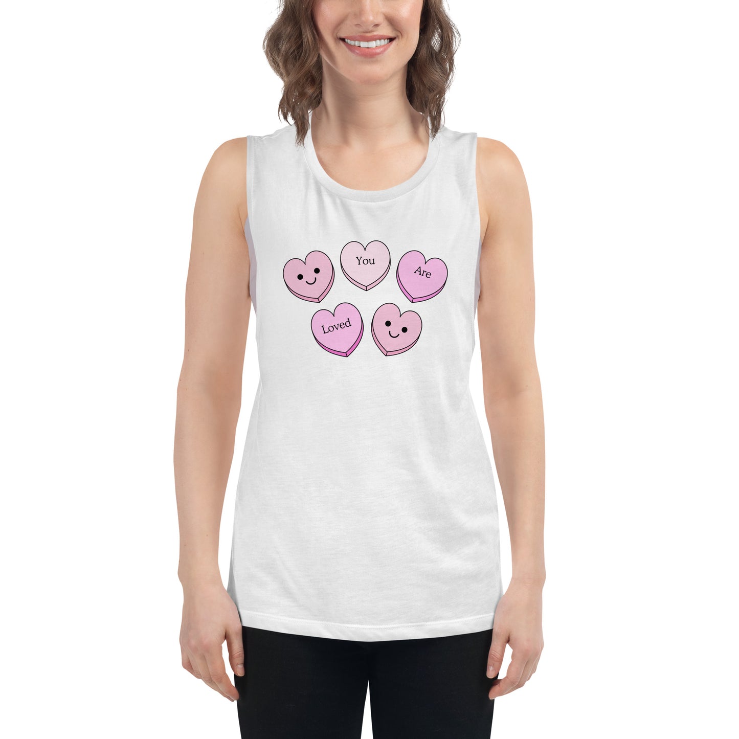 Create Your Own Sunshine x You Are Loved Ladies’ Muscle Tank