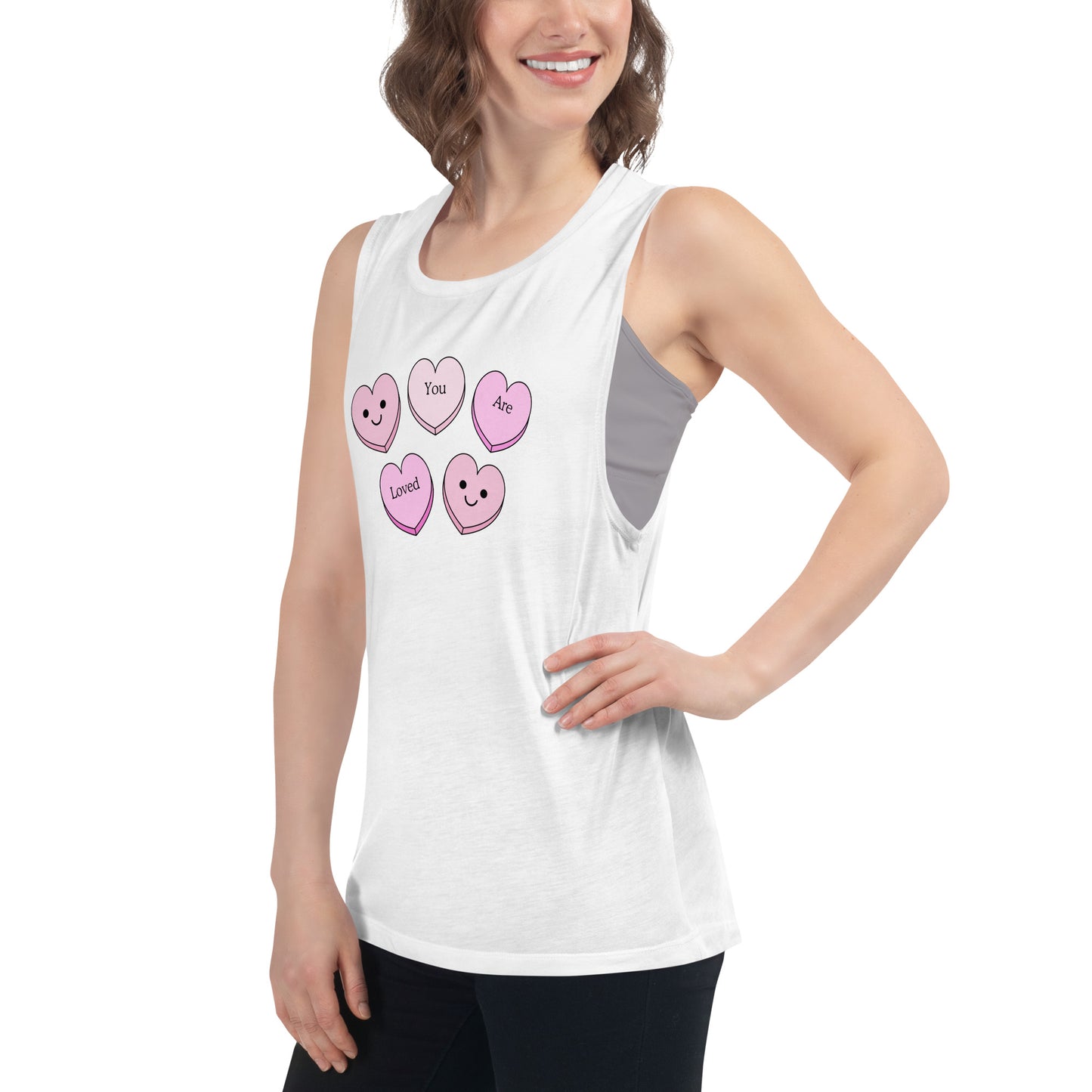 Create Your Own Sunshine x You Are Loved Ladies’ Muscle Tank