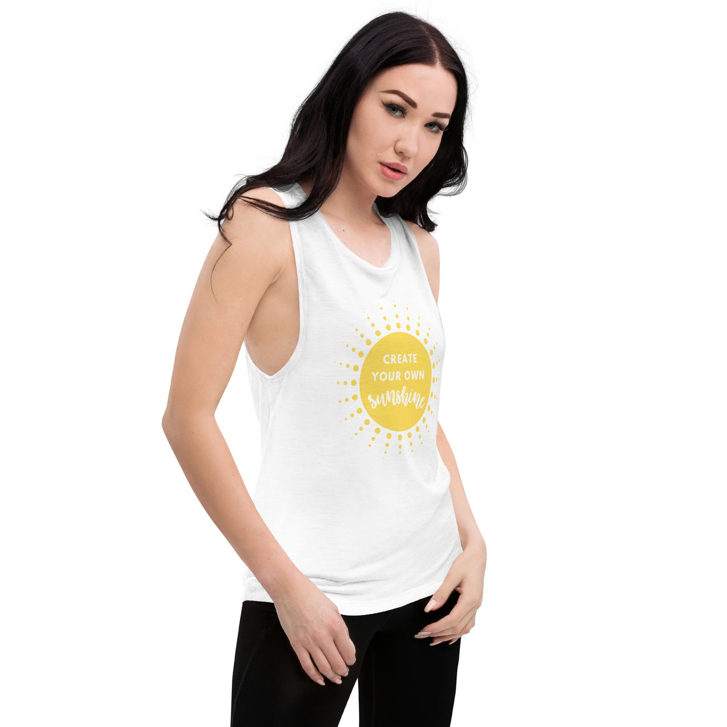 Create Your Own Sunshine Ladies’ Muscle Tank
