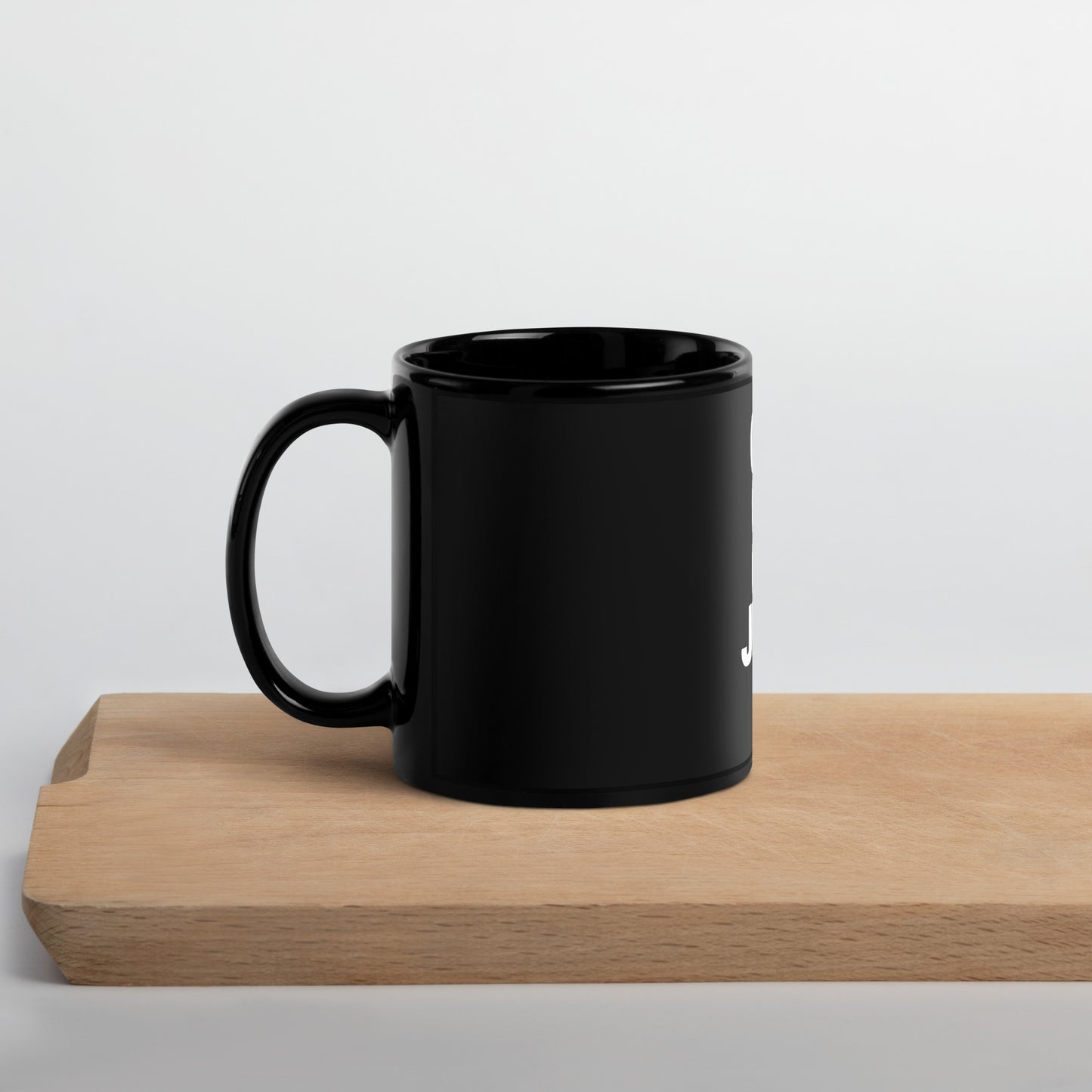 Only God can Judge Me Black Glossy Mug