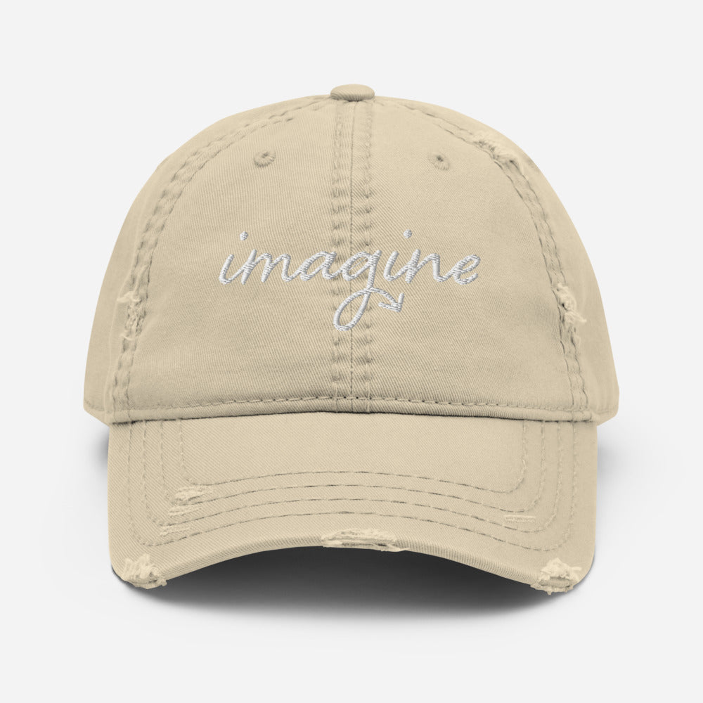 Imagine Distressed Dad Hat