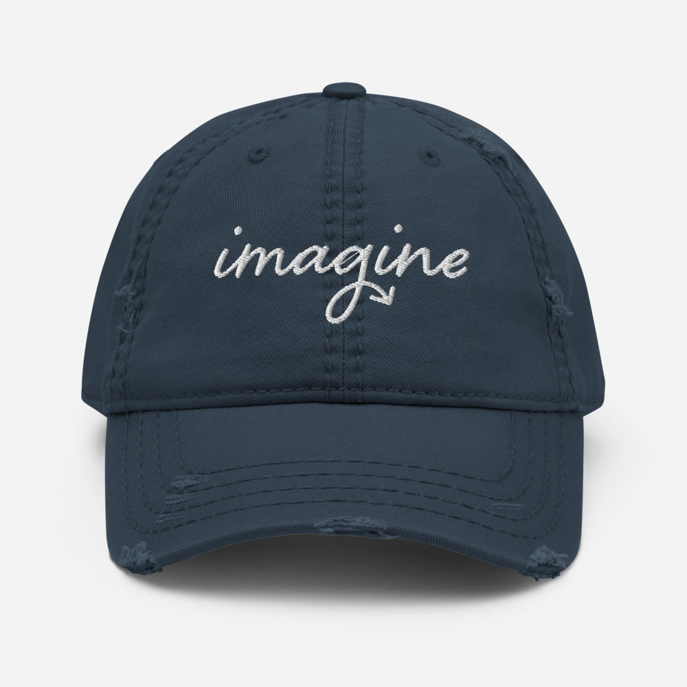Imagine Distressed Dad Hat