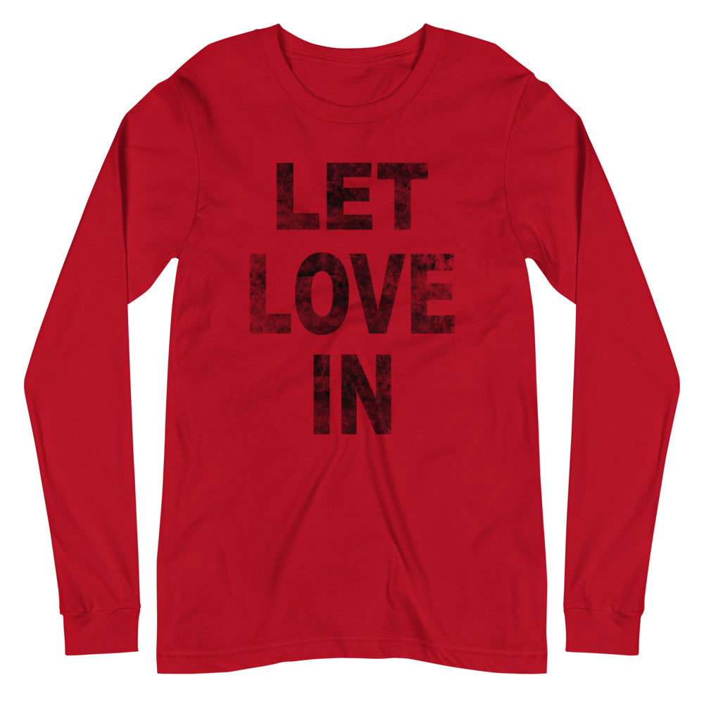 Let Love In Long Sleeve Tee
