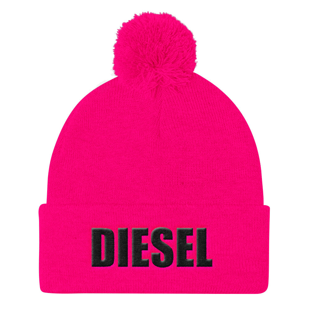 DIESEL Pom Pom Knit Cap