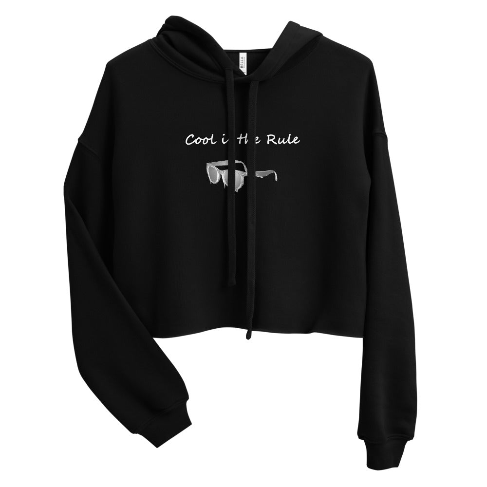 Cool is the rule Crop Hoodie