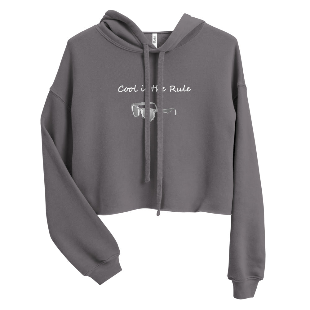 Cool is the rule Crop Hoodie